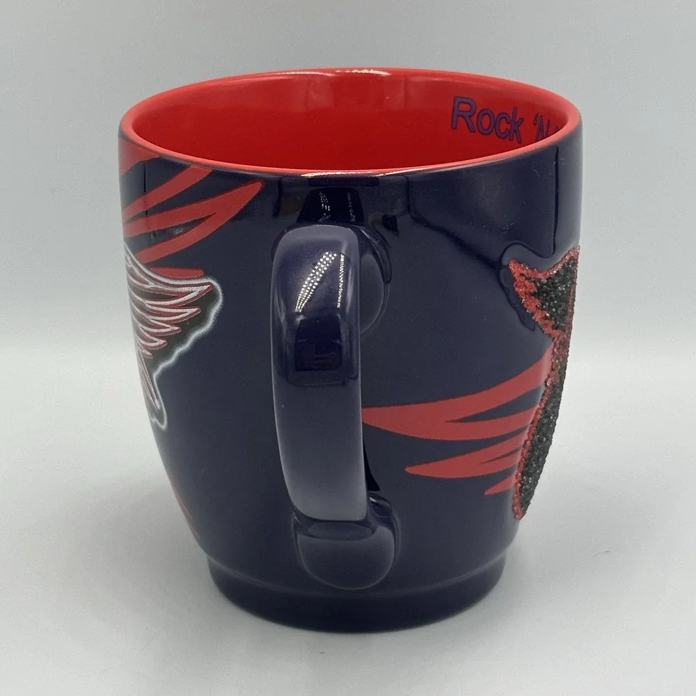 DISNEY'S ROCK 'N ROLLERCOASTER AEROSMITH GUITAR WINGS‎ COFFEE MUG.